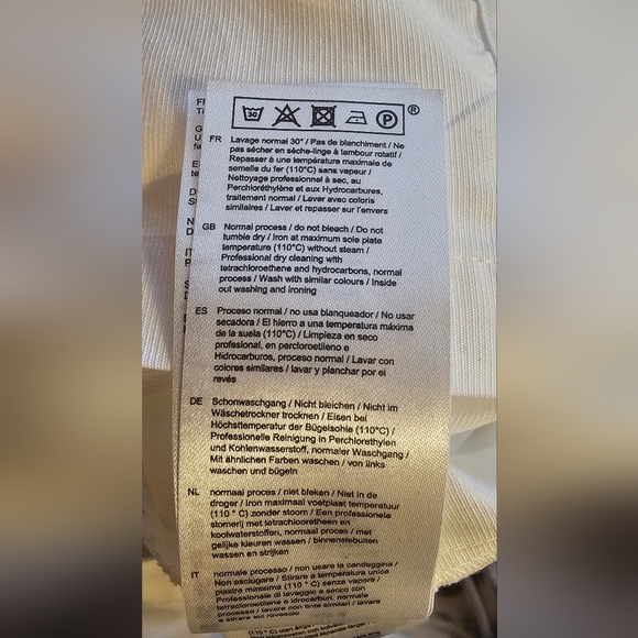 MAJE CHARLYZ fluted sleeve cotton poplin white shirt ,Sz.2  V-BL - Picture 7 of 14